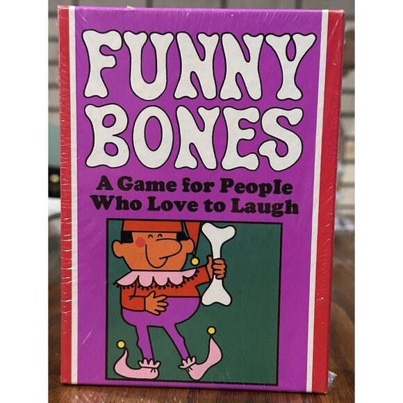 New Sealed Vintage "Funny Bones" Card Game by Parker Brothers - 1968 Edition‎ - Picture 1 of 3